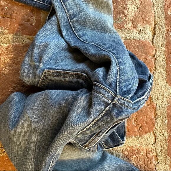 Current/Elliott Blue The Stiletto Townie Skinny Distressed Jeans size 25 - Picture 11 of 16